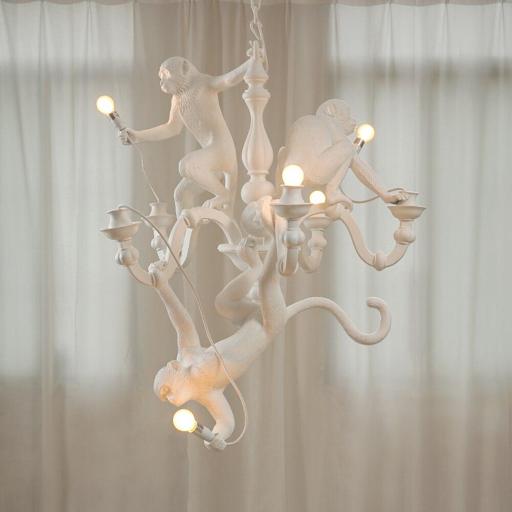 Playful Monkey Chandelier