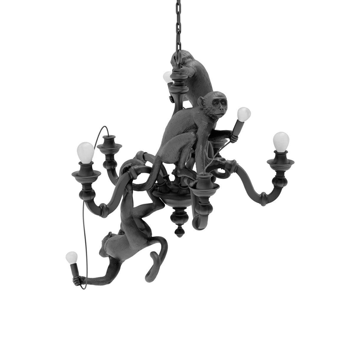 Playful Monkey Chandelier