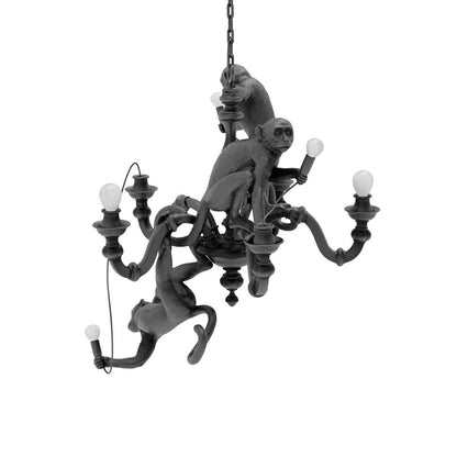 Playful Monkey Chandelier