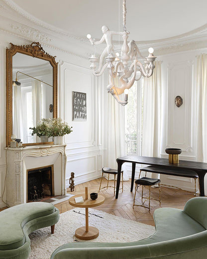 Playful Monkey Chandelier