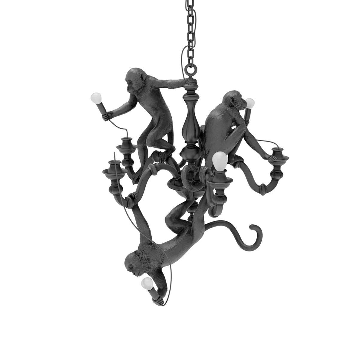 Playful Monkey Chandelier