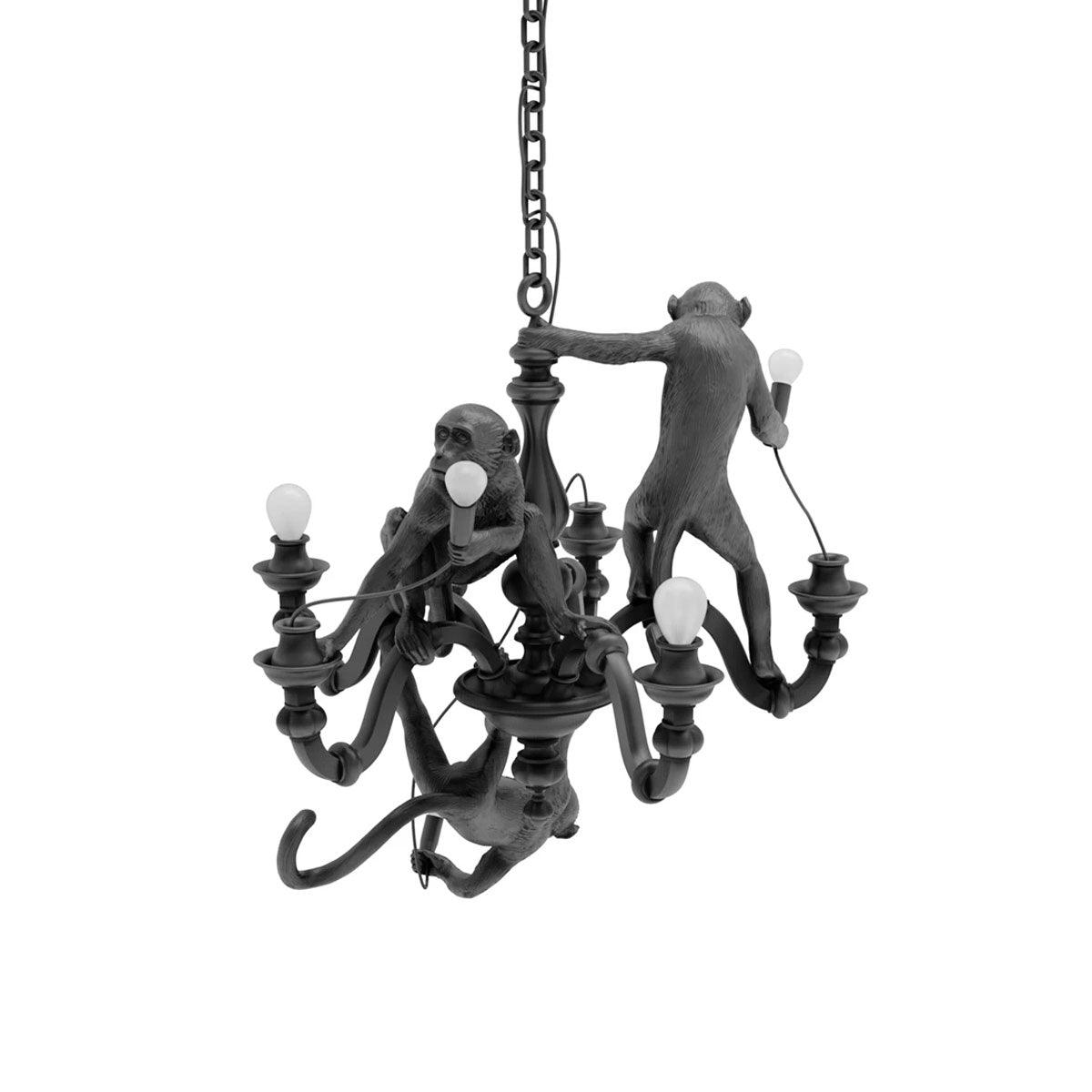 Playful Monkey Chandelier