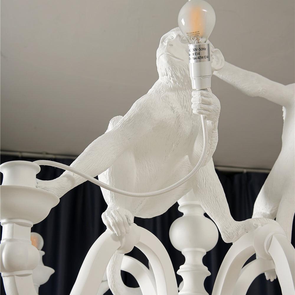 Playful Monkey Chandelier