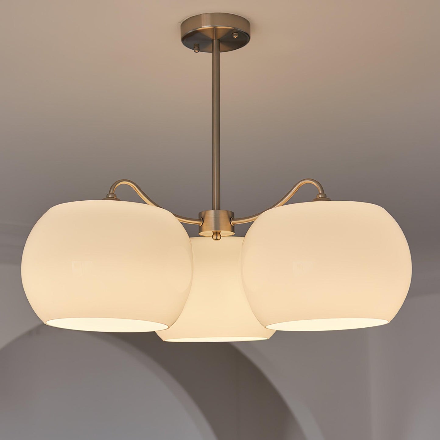 Persimmon Electrolytic Chandelier