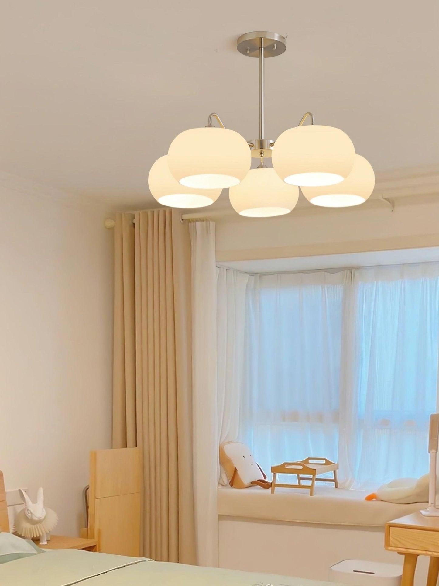 Persimmon Electrolytic Chandelier