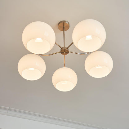 Persimmon Electrolytic Chandelier
