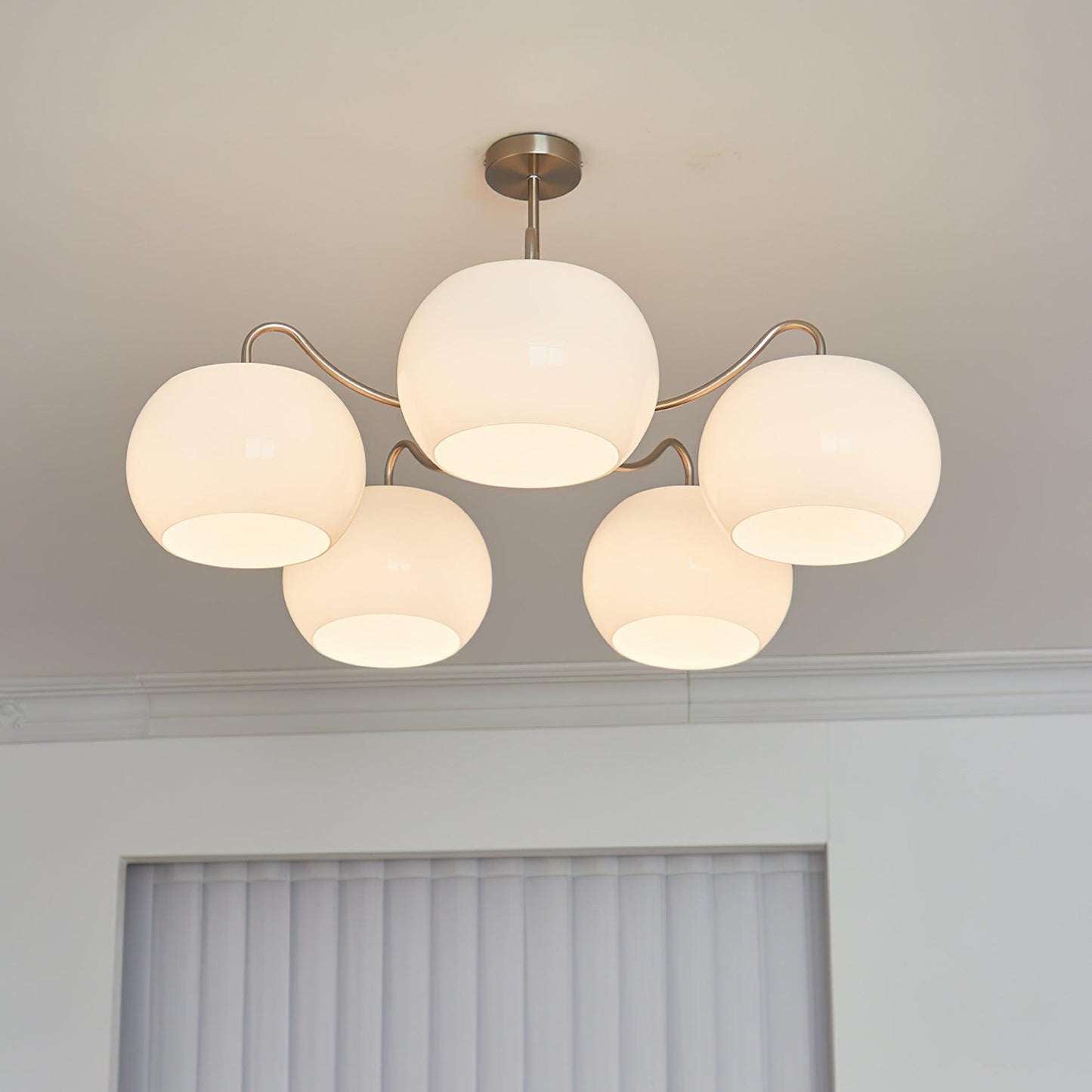 Persimmon Electrolytic Chandelier