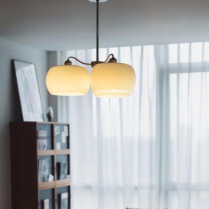 Persimmon Electrolytic Chandelier