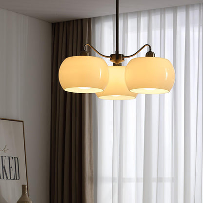 Persimmon Electrolytic Chandelier