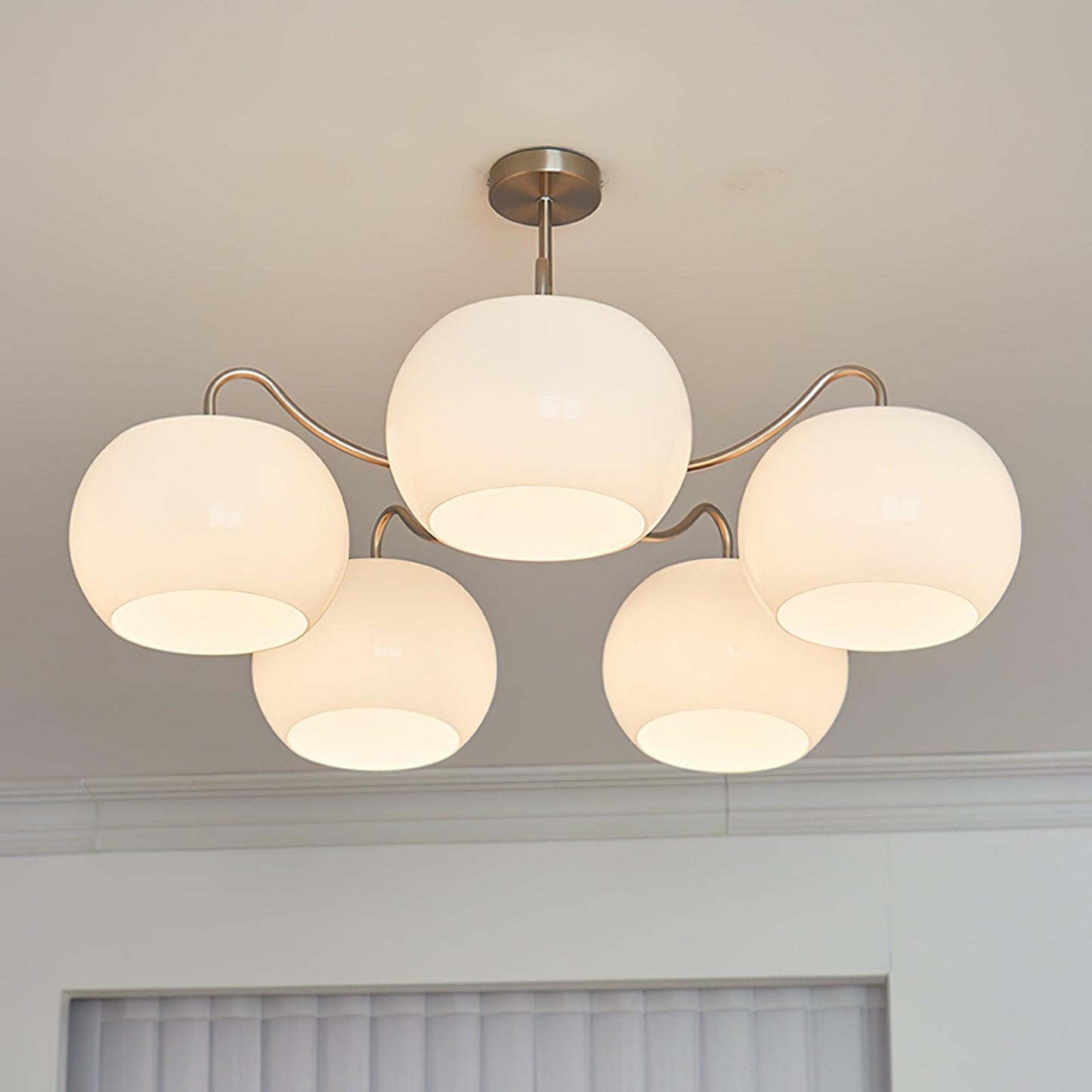 Persimmon Electrolytic Chandelier