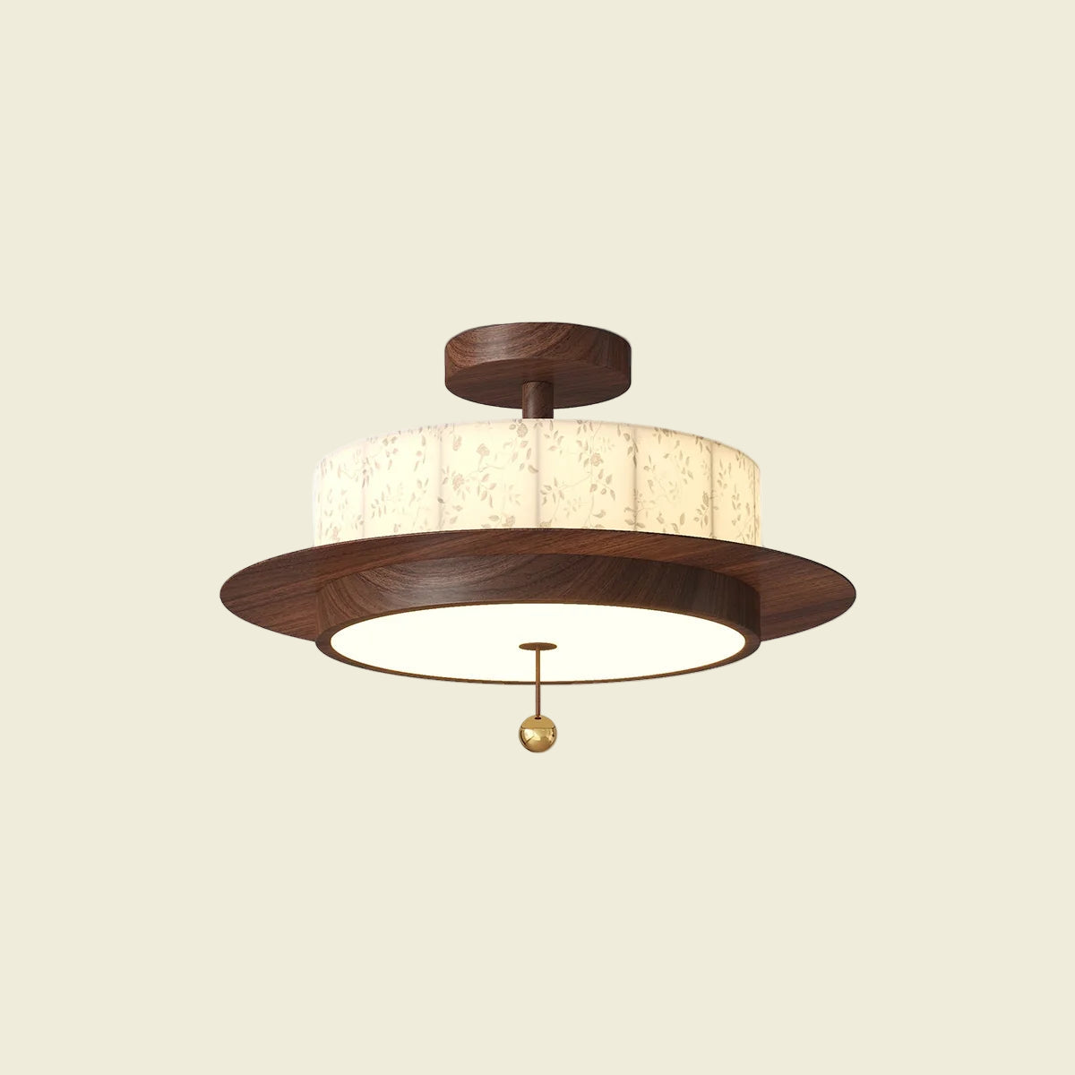 Modern Wooden Elegant Ceiling Lamp