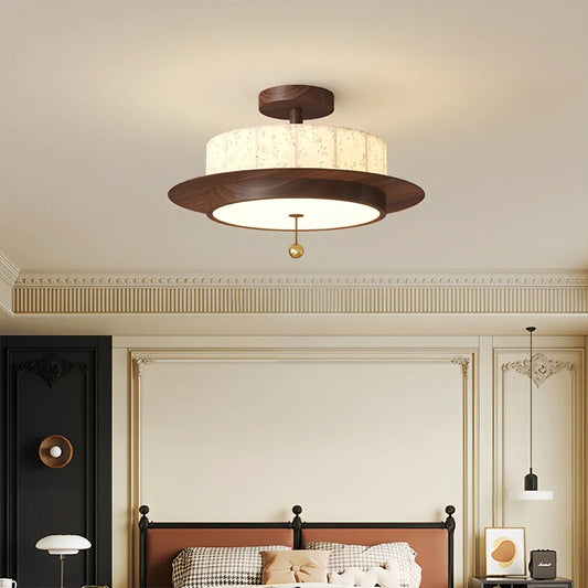 Modern Wooden Elegant Ceiling Lamp