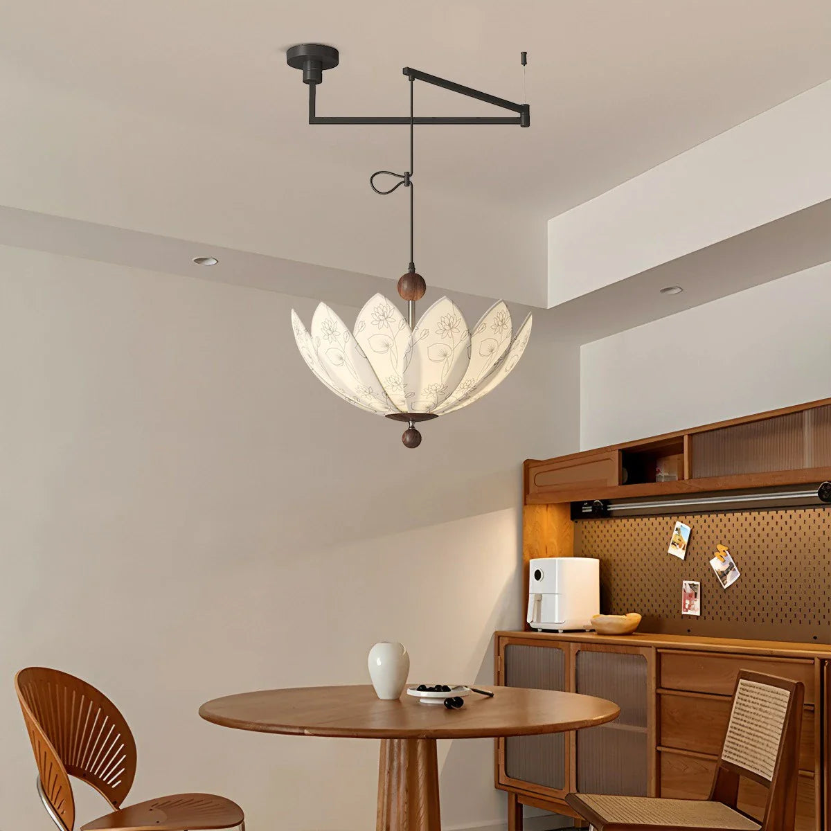 French Top Print Chandelier