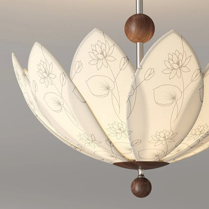 French Top Print Chandelier