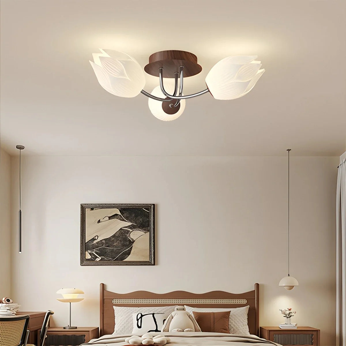 Floral Living Room Ceiling Lamp