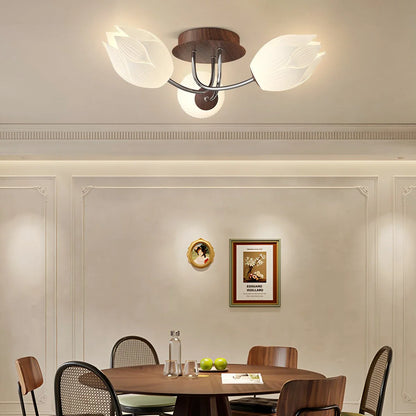 Floral Living Room Ceiling Lamp