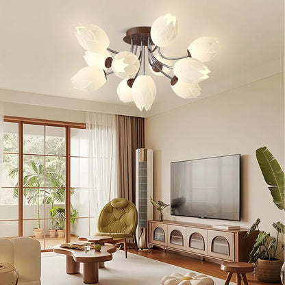 Floral Living Room Ceiling Lamp