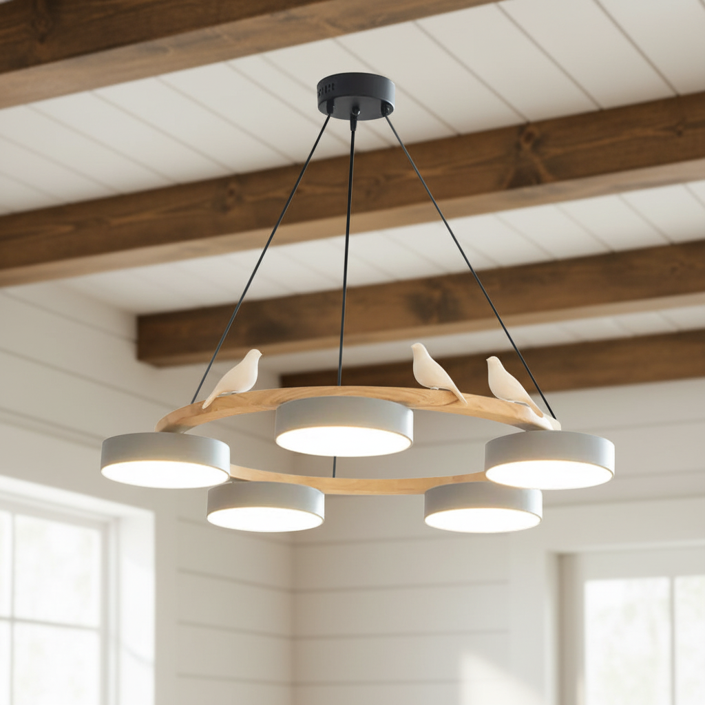 Bird-Shaped Pendant Light