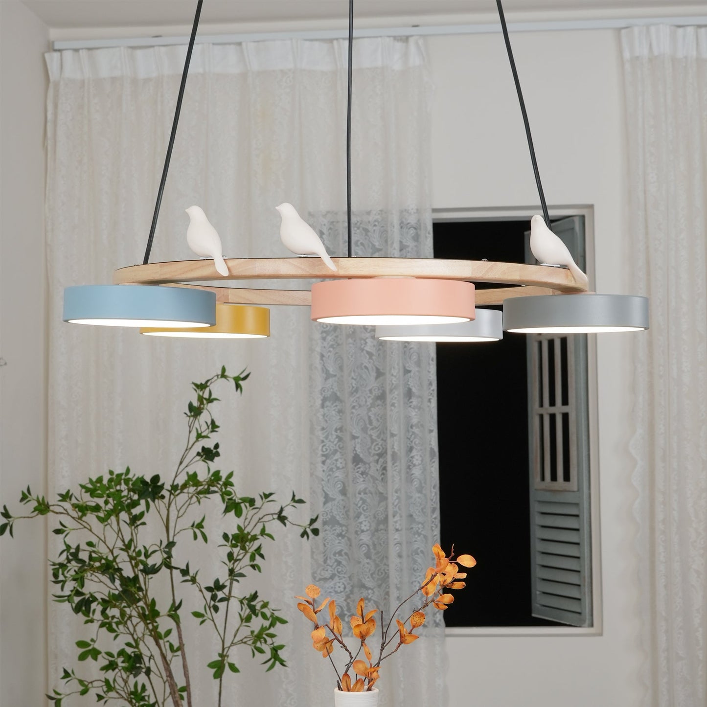 Bird-Shaped Pendant Light