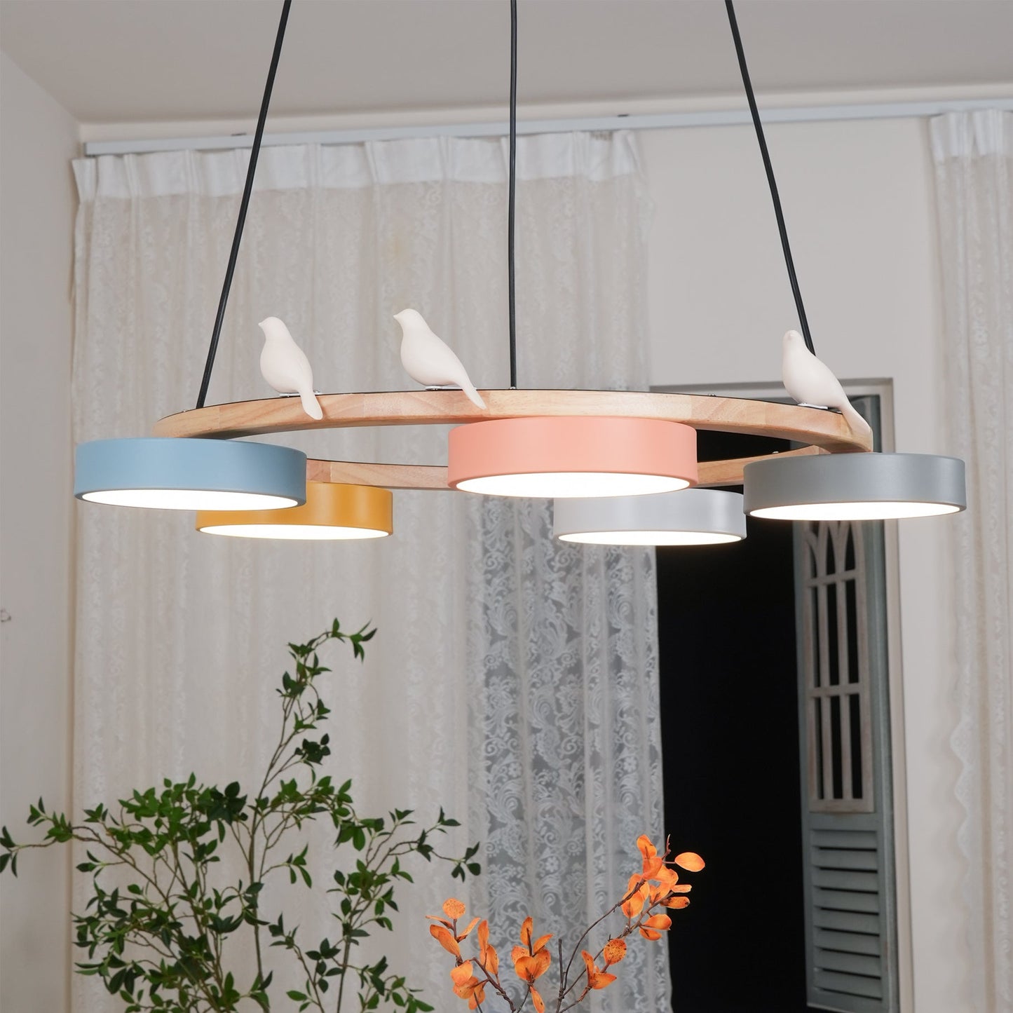 Bird-Shaped Pendant Light
