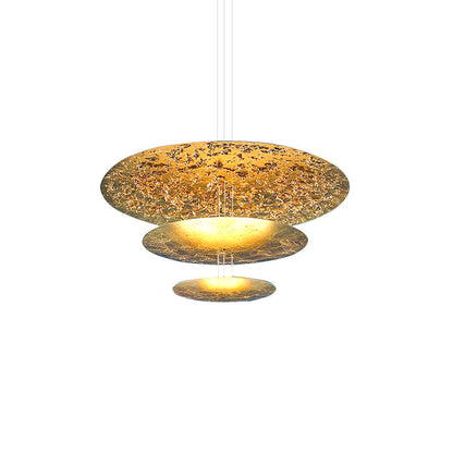 Italian Gold Leaf Chandelier
