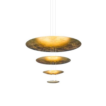 Italian Gold Leaf Chandelier