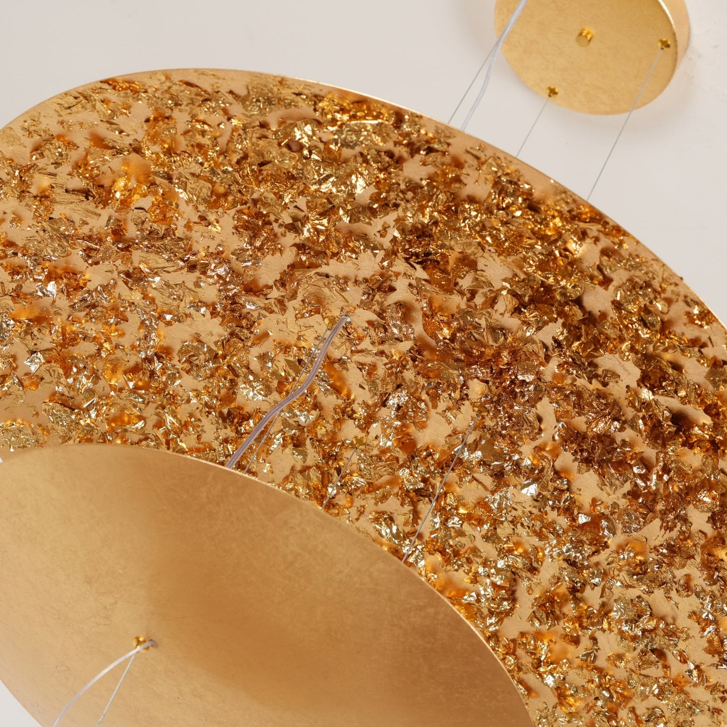 Italian Gold Leaf Chandelier