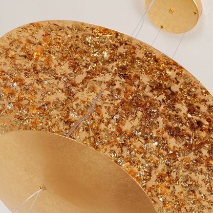 Italian Gold Leaf Chandelier