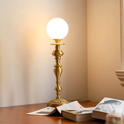 Brass Torch Table Lamp