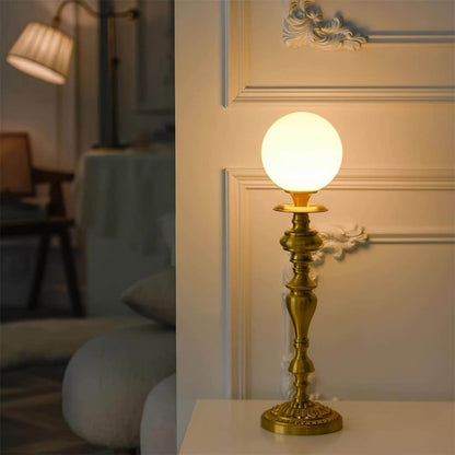 Brass Torch Table Lamp