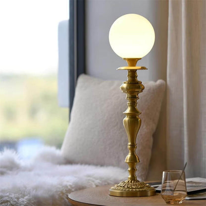 Brass Torch Table Lamp