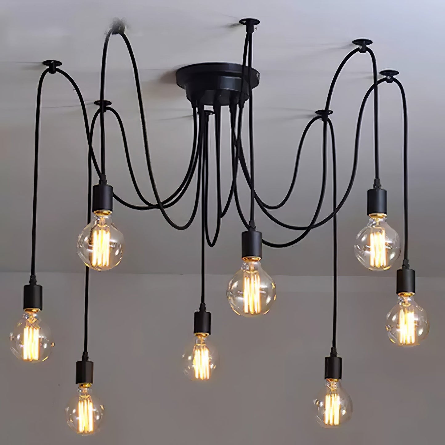 Long-Line Spider Web Chandelier