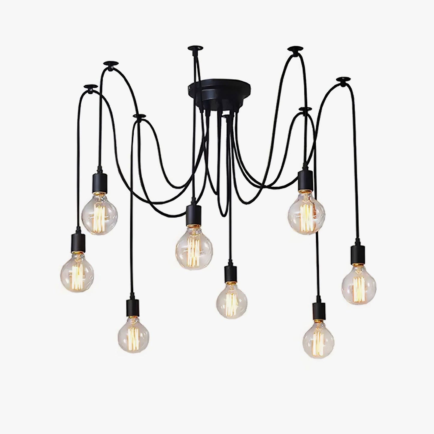 Long-Line Spider Web Chandelier