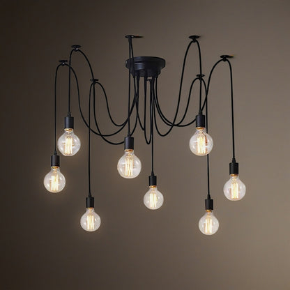 Long-Line Spider Web Chandelier