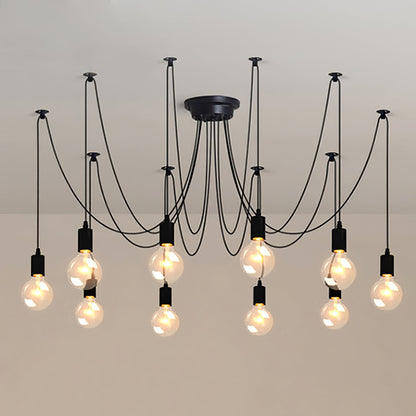 Long-Line Spider Web Chandelier