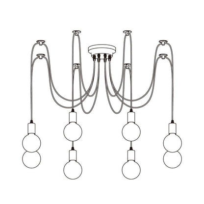 Long-Line Spider Web Chandelier