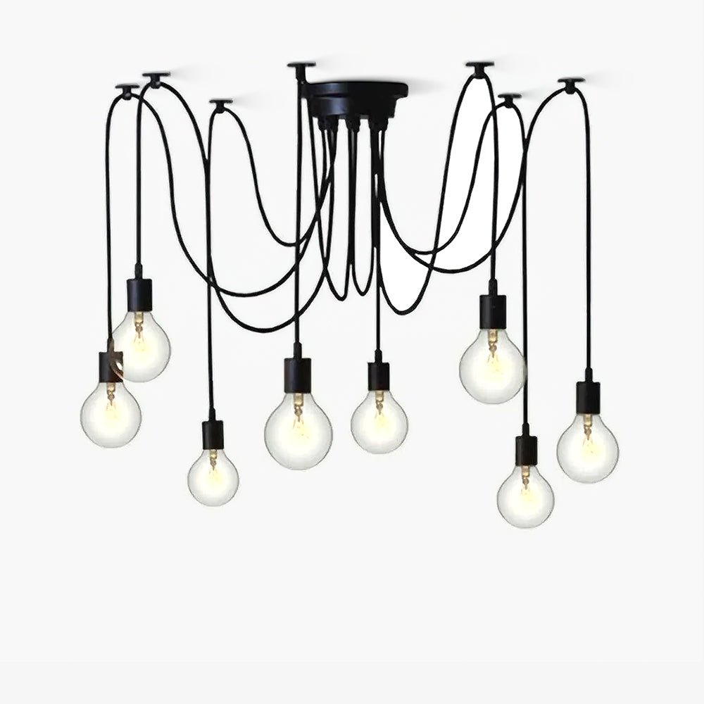 Long-Line Spider Web Chandelier