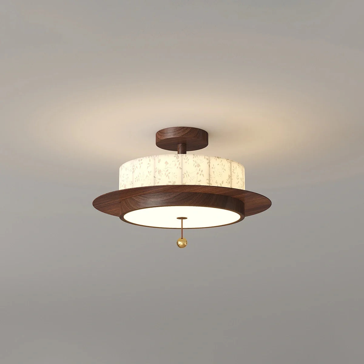 Modern Wooden Elegant Ceiling Lamp