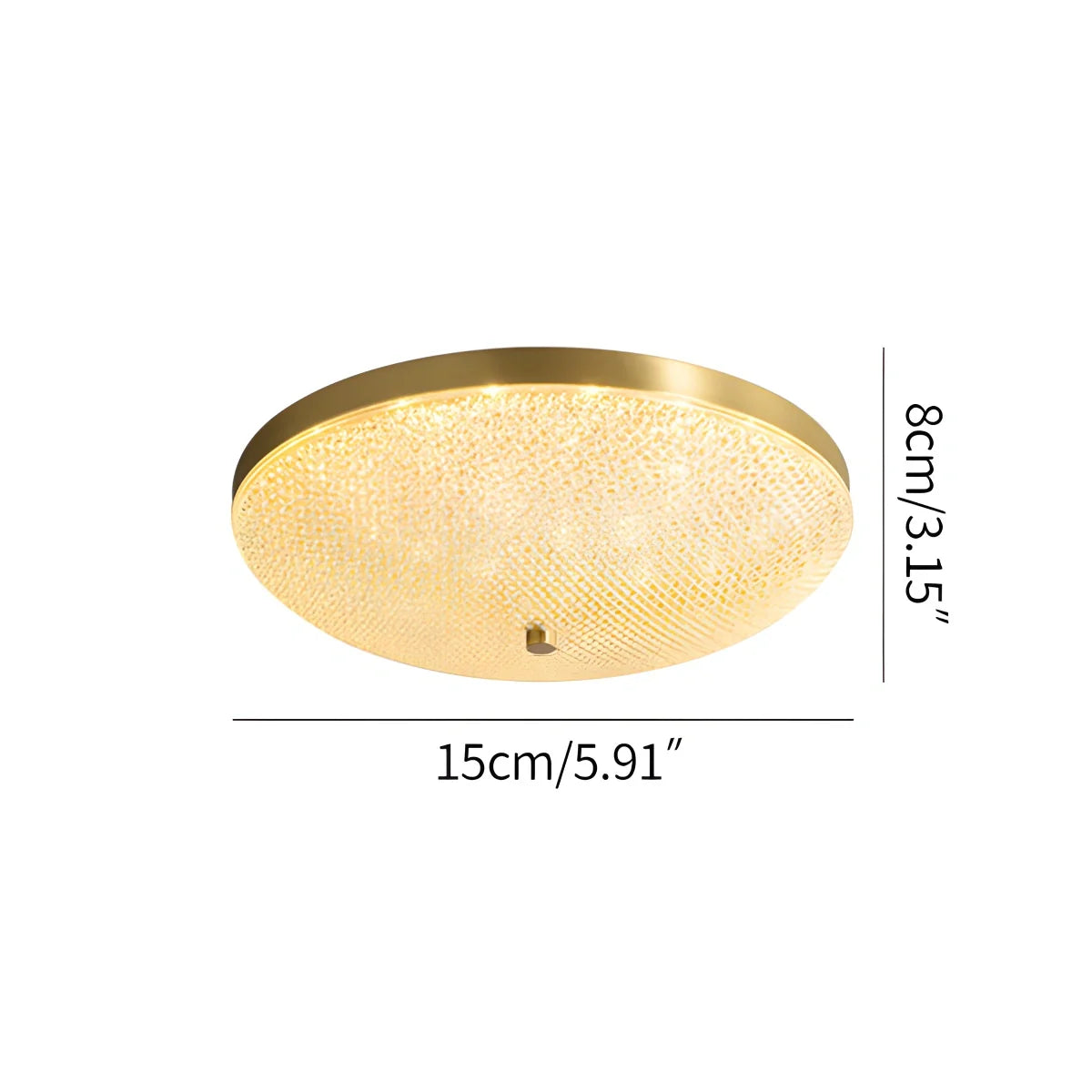 Modern Crystal Glass Ceiling Lamp