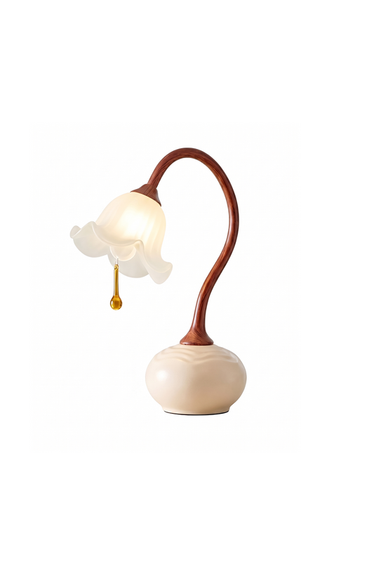 Sylva Bloom Wood Table Lamp