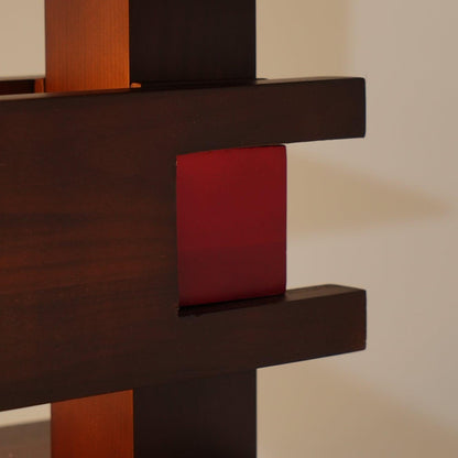 Flowing Water Villa Wooden Floor Lamp