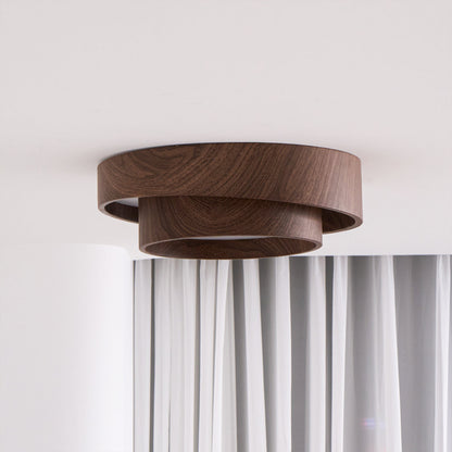 Full Moon Wooden Ceiling Light