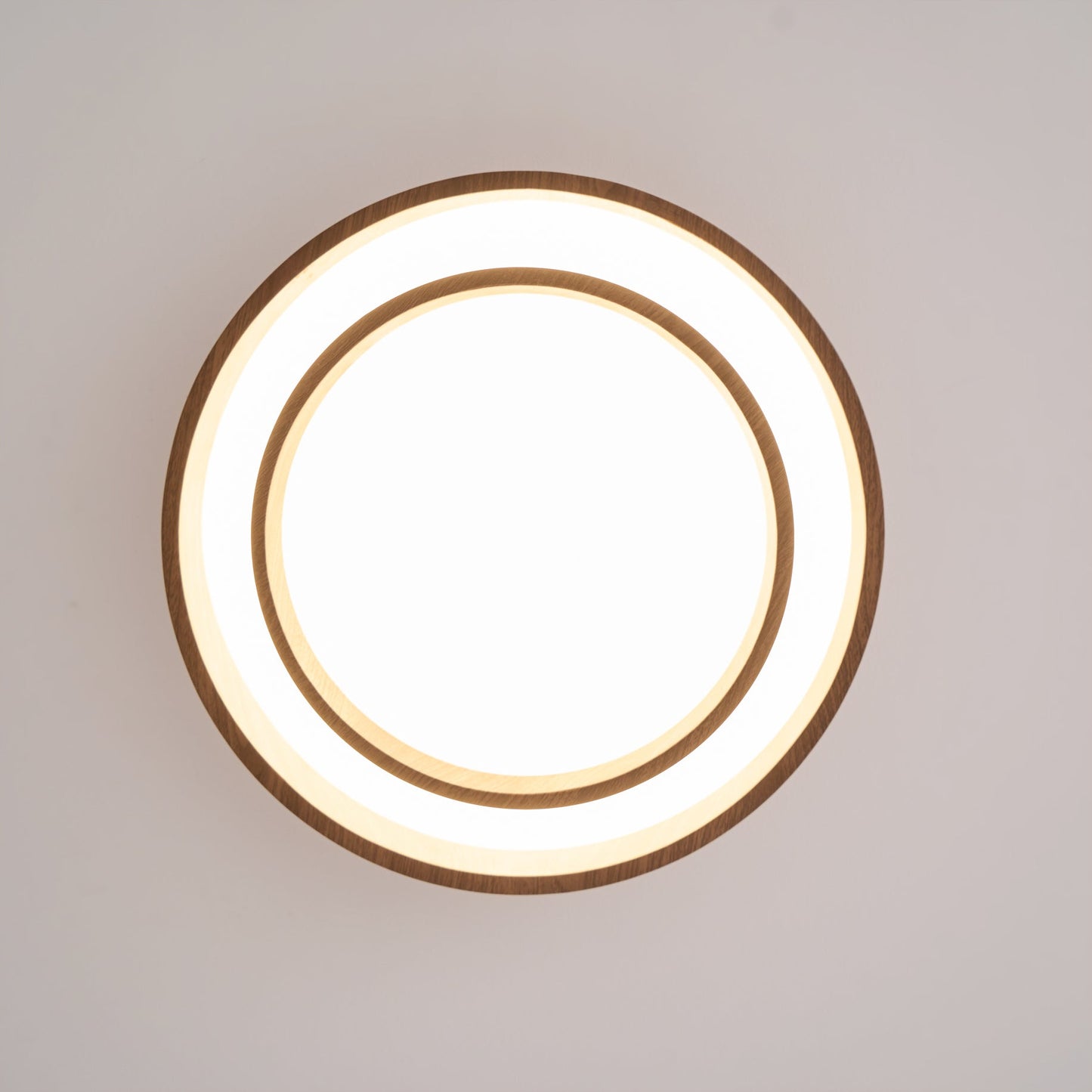 Full Moon Wooden Ceiling Light