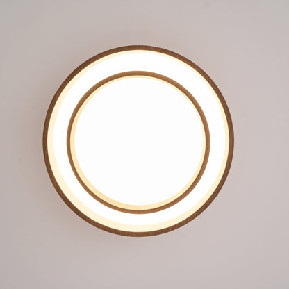 Full Moon Wooden Ceiling Light
