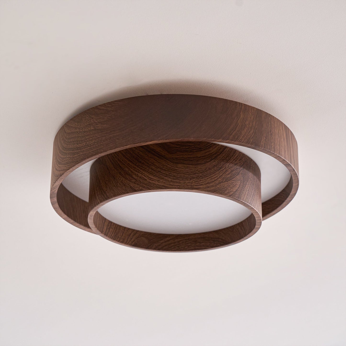 Full Moon Wooden Ceiling Light