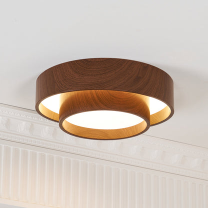 Full Moon Wooden Ceiling Light