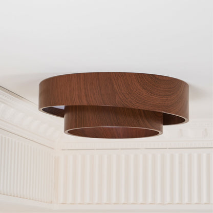 Full Moon Wooden Ceiling Light