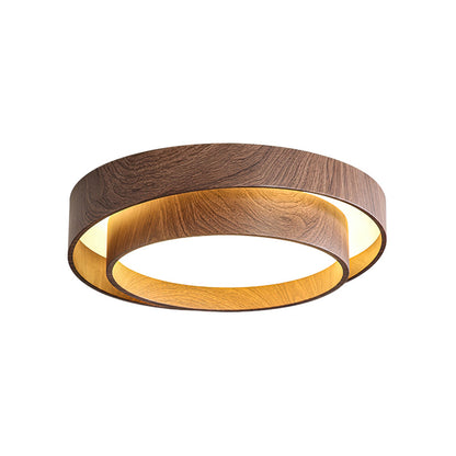 Full Moon Wooden Ceiling Light