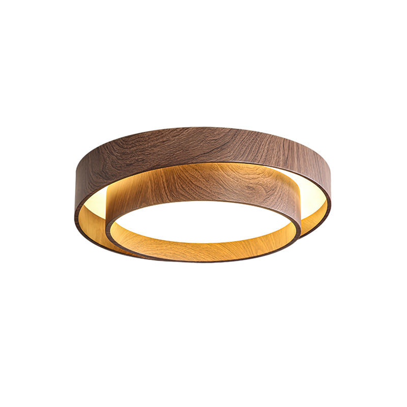 Full Moon Wooden Ceiling Light