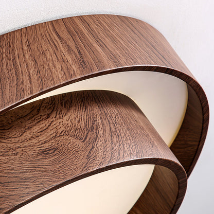 Full Moon Wooden Ceiling Light